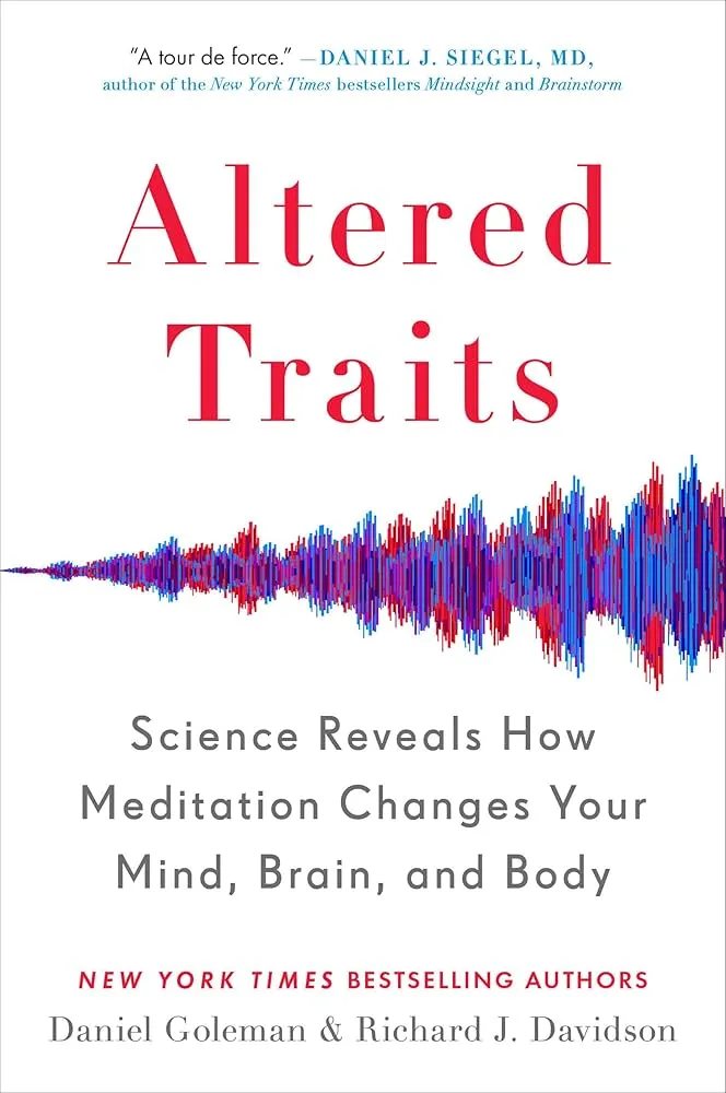 Altered Traits Book by Daniel Goleman and Richard Davidson