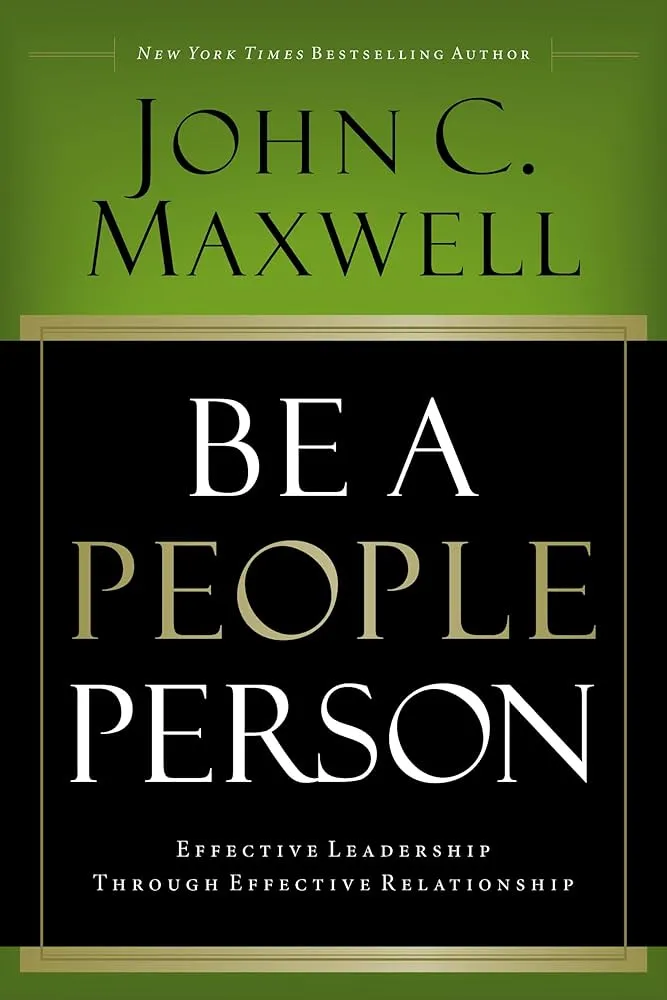 Be a people person Book by John C. Maxwell