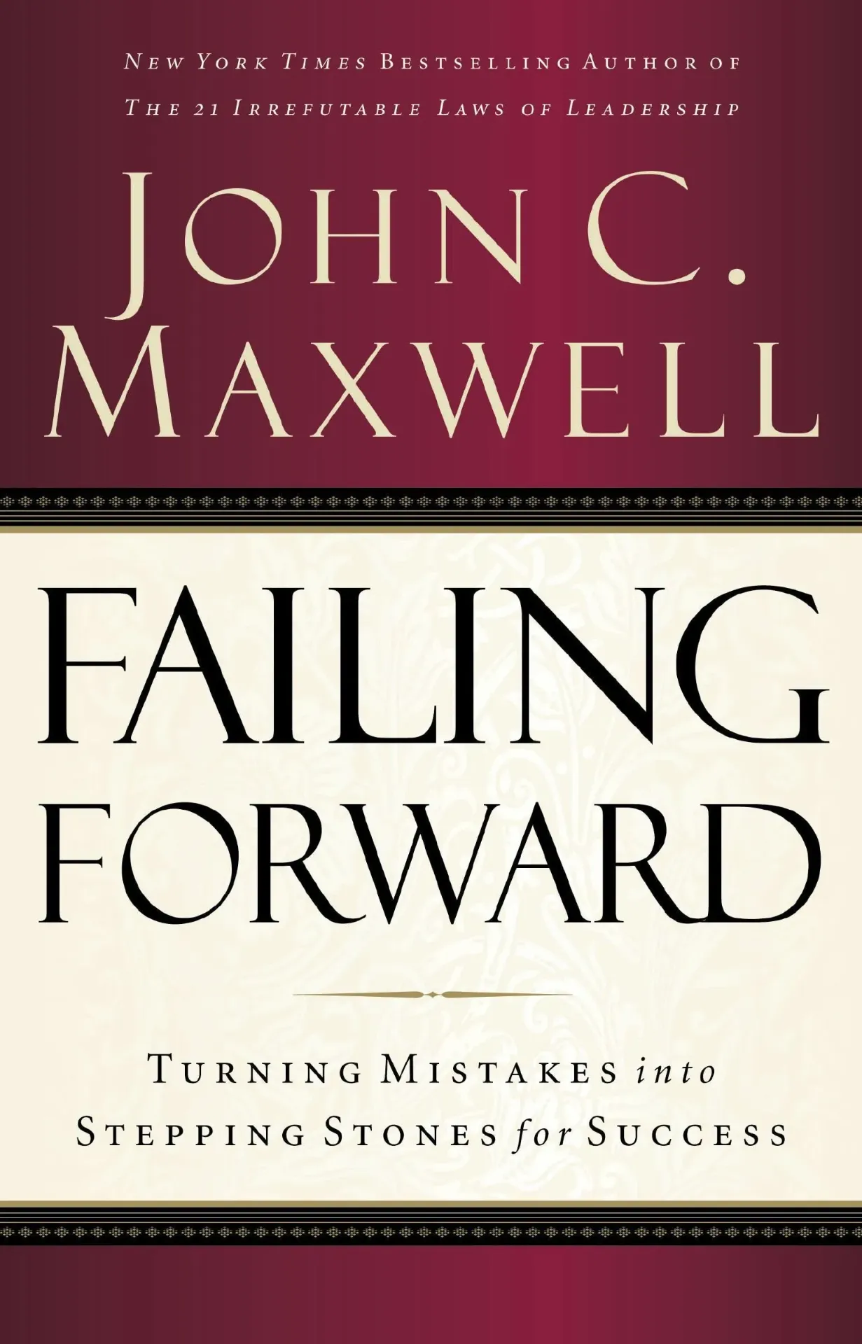 Failing forward Book by John C. Maxwell